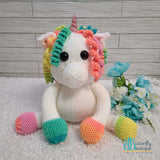 Create A Critter Kit - Blossom the Unicorn - Experienced Skill Level,Yarn Projects,Carrie's Butterfly Boutique