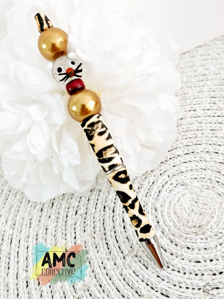 Beaded Pen - Cat Bead