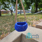Hanging Plant,Yarn Projects,Carrie's Butterfly Boutique