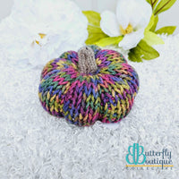 Knitted Pumpkins,Yarn Projects,Carrie's Butterfly Boutique