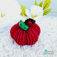 Knitted Pumpkins,Yarn Projects,Carrie's Butterfly Boutique