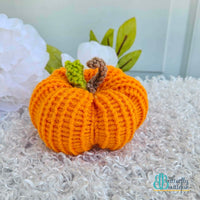 Knitted Pumpkins,Yarn Projects,Carrie's Butterfly Boutique