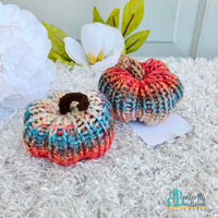 Knitted Pumpkins,Yarn Projects,Carrie's Butterfly Boutique