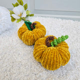 Knitted Pumpkins,Yarn Projects,Carrie's Butterfly Boutique