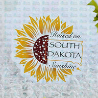 Raised on South Dakota Sunshine Sticker,Stickers,Carrie's Butterfly Boutique