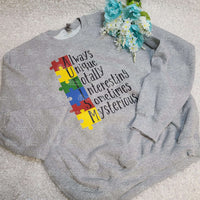 Autism Uplifting Defining Words Tee