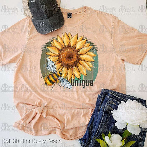 Bee Unique Sunflower Tee