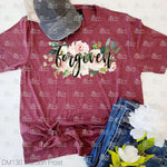 Forgiven Floral Tee