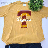 Tigers Tie Dye Letters