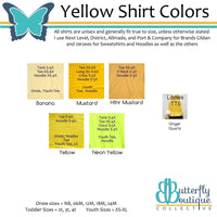 Titans T, Yellow and Gold School Pride Graphic Tee